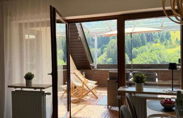 Ferienwohnung mit Ausblick Dachterrasse ideal für Paare und Hund direkt am Wanderweg 15 min zum Wasserfall und Hängebrücke - Foto 18