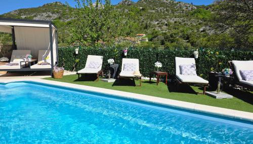 Villa Ivona with swimming pool and jacuzzi - Foto 4, sunbed