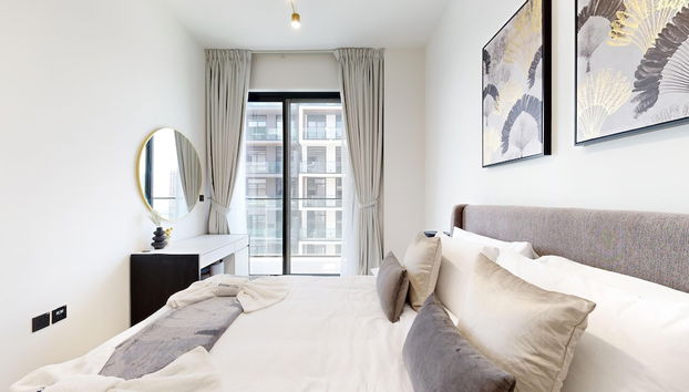 Primestay - 1BR in Binghatti Nova - JVC - Foto 3, Habitación