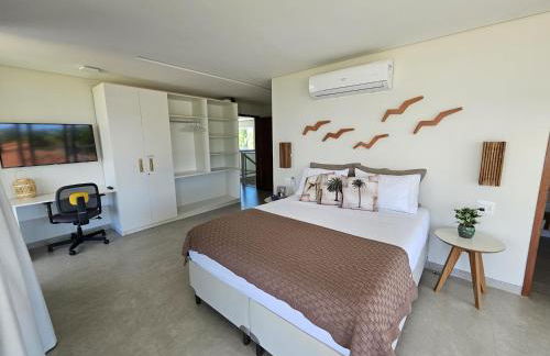 Piscina aquecida, 5 suítes e pé na areia com vista espetacular!! - Photo 24