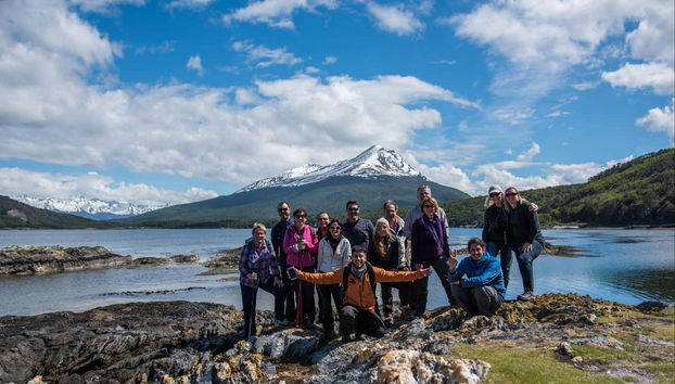 Diversão durante a trilha