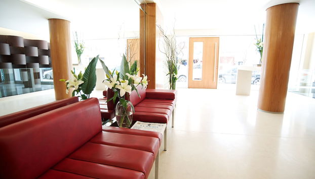 Zona de estar del vestíbulo