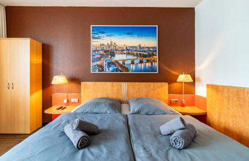 Nähe Frankfurt Messe mit Netflix und Balkon - Foto 48