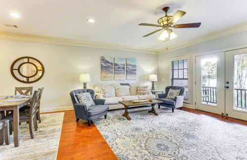 Private Patio, Decks Waterfront Eatonton Townhome - Foto 6