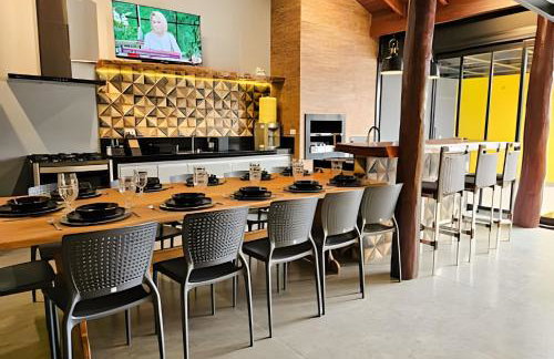 Recanto Sabiá, Área gourmet climatizada, piscina - Foto 33