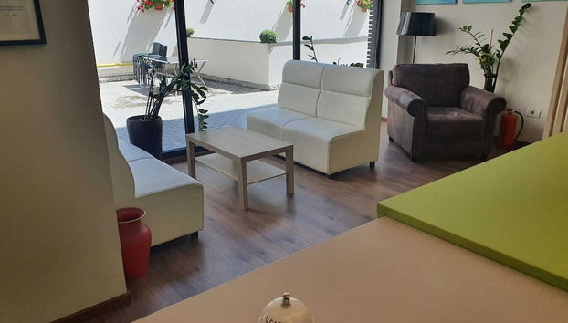 Zona de estar del vestíbulo