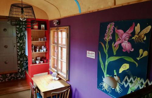 Benno der Wagen - kreativ gestaltetes Tiny House AM WALDRAND Nahezu Alleinlage Rennsteig Grünes Band NATUR PUR Hund willkommen - Foto 19