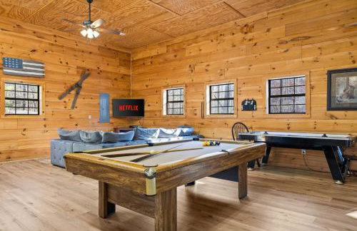 Cozy Cabin Game Room Fire Pit Grill Spa - Foto 38