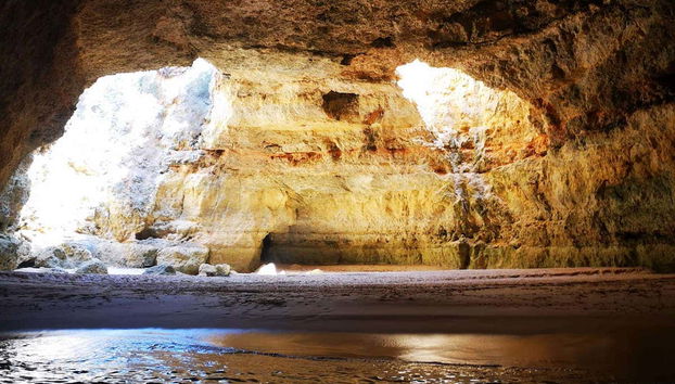 Inside the caves of Benagil