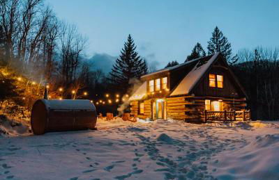 Private Adirondack Log Cabin, Hot Tub, Sauna & Swimming Hole, near Whiteface - Foto 56