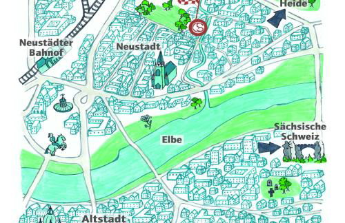 Dein Zuhause in der Ferne im grünen Kreativhof "Der Gute Ton" mit kostenlosem Fahrradverleih - Foto 31