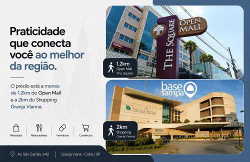 Studio com Garagem e Acessibilidade | Granja Viana - Foto 19