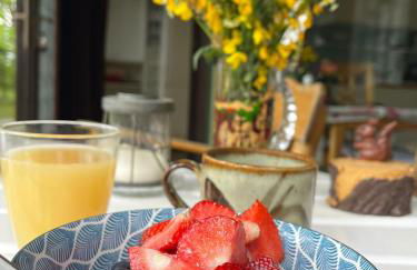 Flämingpanorama - Ländliches Gartenhaus mit Kamin und Naturpanorama - Photo 7