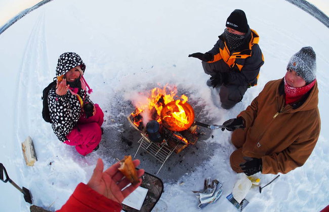 Pêche sur glace à Whitehorse + Raquettes de neige - Foto 3