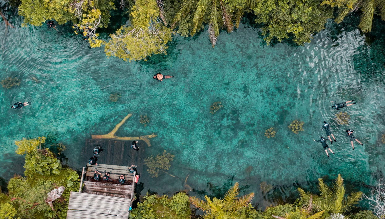 Snorkeling dans la rivière Bonito