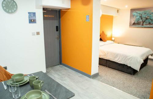 City Centre Studio With Self Check-In Washer Dryer WiFi & Netflix - Foto 17