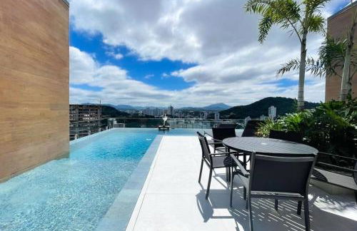 Ap completo a 900m da Vila Germânica com Piscina, Academia, Wi-Fi, Ar, Garagem e Tv no quarto - Foto 38