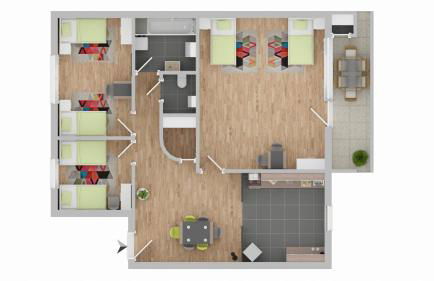 3 BR Nice Apartment Gelsenkirchen - Foto 19