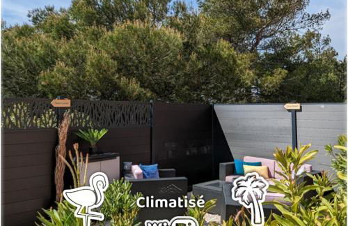 L'Instant Mer - Bord de Mer - Studio avec grand jardin à La Capte - Foto 2