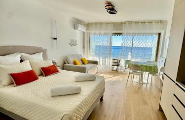 Casa Sud Menton Studio Front de Mer Vue Mer Panoramique Terrasse Parking - Foto 12