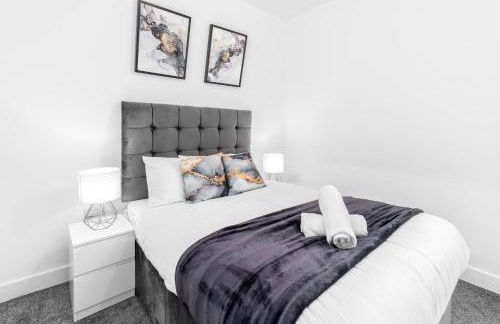 Stylish Apartment - 2 Bedrooms - Balcony - Parking - Netflix - Wifi - 7MC - Foto 27