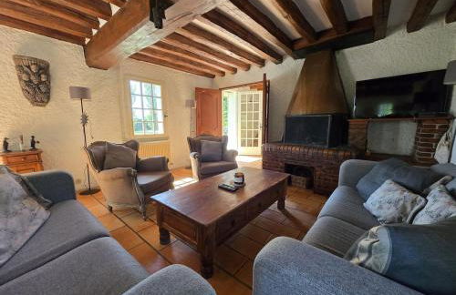 Chaumière entre rivière & champs, piscine privée - Foto 3