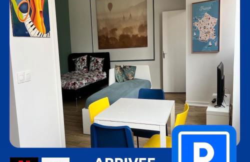 011 CHIC & COSY STUDIO 40m2 HYPERCENTRE WIFI SMART TV NETFLIX - Foto 24