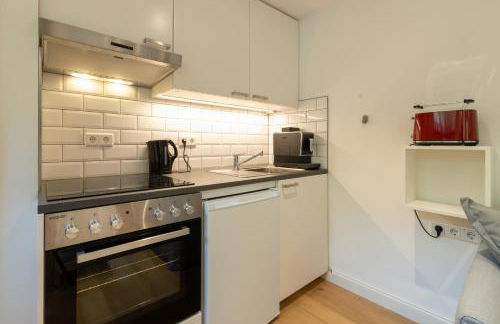 Neue zentrale Souterrain-Wohnung 24h Self Check-In - Foto 5