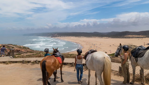 Paseo a caballo por la costa de Carrapateira