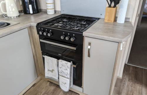 Beautiful Pet Friendly Southerness Caravan With Sea View & Decking Area - Foto 15