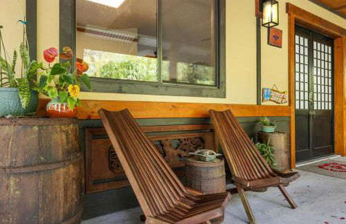 Volcano Tea House Cottage-SpaBath-HotTub-FirePlace - Foto 46