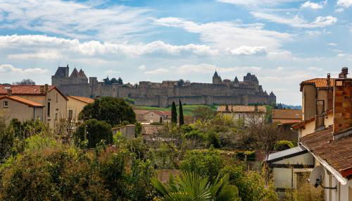 Maison, piscine & vue sur la Cité de Carcassonne - Foto 3