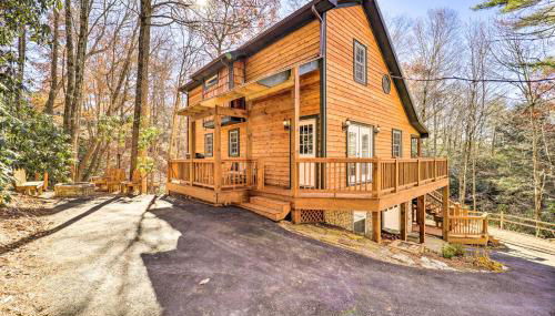 10 Mi to Sugar Mountain! Cabin with Lake Access - Foto 4