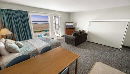 Pool and Hot Tub Ground Floor Studio - Oceanfront - Full Kitchen - Patio - Foto 3