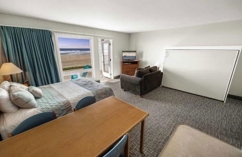 Pool and Hot Tub Ground Floor Studio - Oceanfront - Full Kitchen - Patio - Foto 3