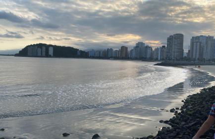 Apto frente praia Gonzaguinha - Foto 29