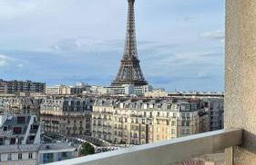 Tour Eiffel - Studio vue imprenable au-dessus des toits, balcon - Foto 15