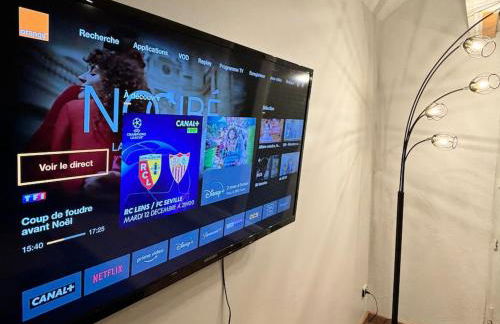 Mini-Loft, terrasse 24m2, Internet Haut-débit, garage privé et place de parking - Foto 10