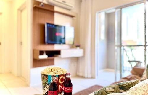 Apartamentos completos a 15min BETO CARREIRO com WI-FI CHURRASQUEIRA em CONDOMÍNIO com PISCINA portaria 24h Ideal para família - Foto 21