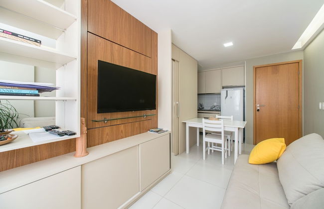 Excelente flat em Setúbal, Boa Viagem 1Q 3 pessoas. Conforto e ótima localização PM805 - Photo 1