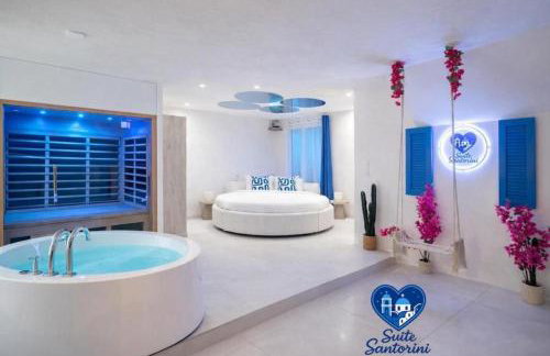 Suite romantique Santorini avec Balnéo & Sauna - Foto 1