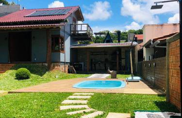 chalé da reserva com piscina - Photo 1