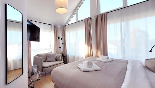 Große Penthouse Ferienwohnung mit Meerblick, Sonnenterrasse & Luxusbad von "Momentic" - Foto 5