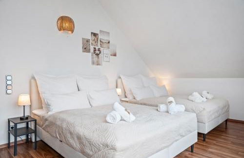 flair Apartment Stadtoase Fulda I private Sauna & Whirlpool I Balkon I 2x Parken I Kaffee I Highspeed WLAN I Disney plus - Foto 32