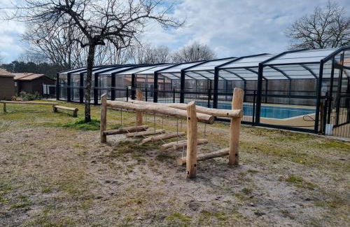 Chalet 18 tout confort pour un séjour dans domaine avec Piscine et en bordure Lac avec plage artificielle - Foto 18