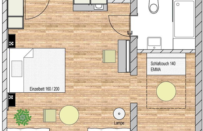 Boardinghouse Das RUNDUM - Foto 38