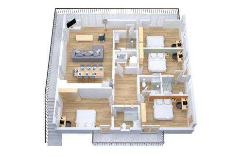 Le Noyer - moderne - spacieux - parking - Foto 2