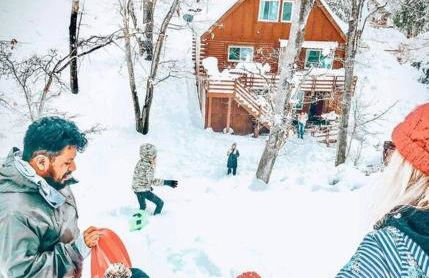 Sprocket Hollow Treetop A-Frame Log Cabin - Foto 40