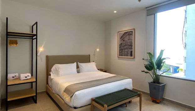 w Charming 2BR w Splendid Terrace in CTG - Foto 4, Habitación