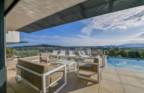 Villa neuve et luxueuse vue mer proche Portovecchio - Foto 37